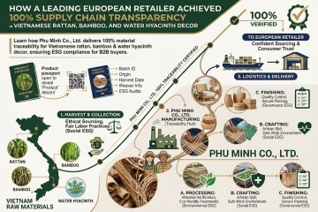How a Leading European Retailer Achieved 100% Supply Chain Transparency in Vietnamese Rattan, Bamboo, and Water Hyacinth Decor